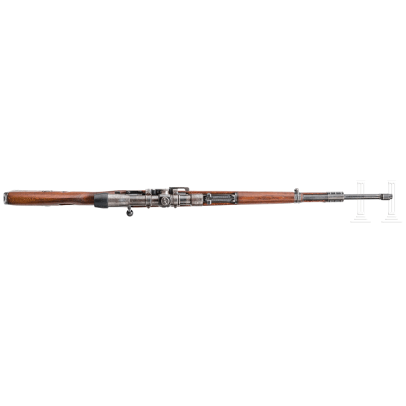 A Sniper rifle 98 k, code &bdquo;ce 42", with Russian &bdquo;PE" scope