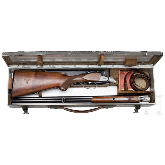 A Sauer & Sohn M 30 "Luftwaffendrilling", in case