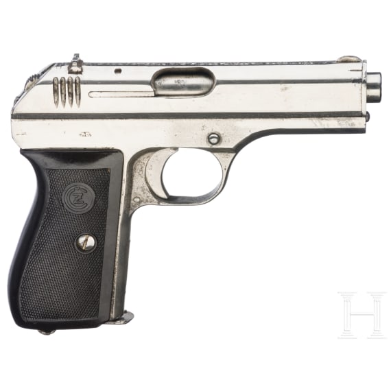 A CZ Mod. 27, nickel-plated