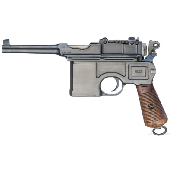 A Mauser Mod. C96 Postwar Bolo, with shoulder stock