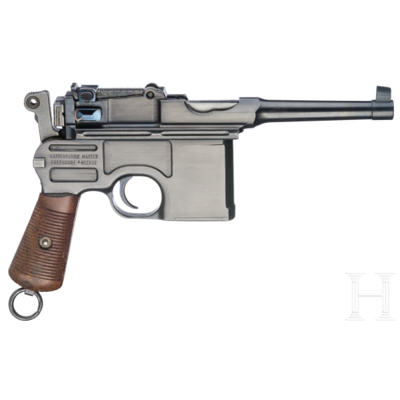 A Mauser Mod. C96 Postwar Bolo, with shoulder stock