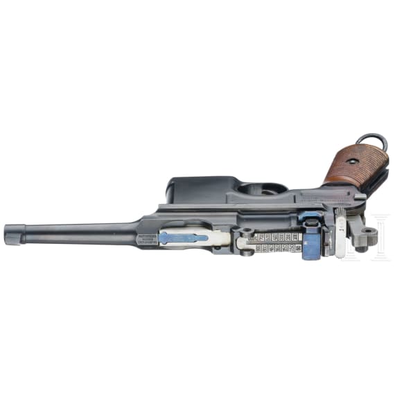A Mauser Mod. C96 Postwar Bolo, with shoulder stock