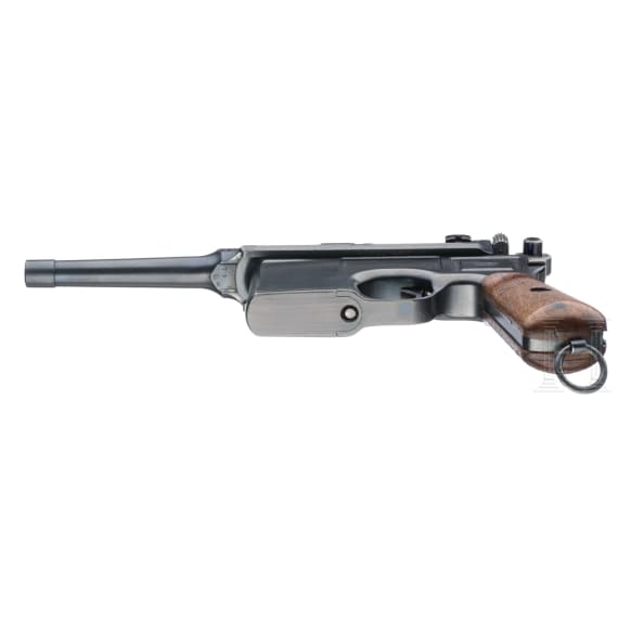 A Mauser Mod. C96 Postwar Bolo, with shoulder stock