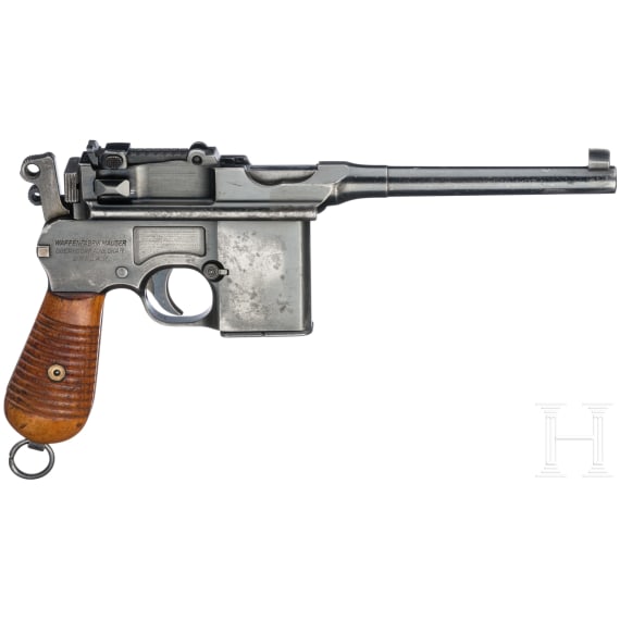 A Mauser Mod. C96 1932/712, with shoulder stock