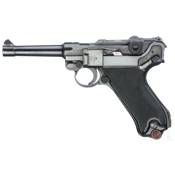 A Luger pistol by Mauser, 1939, police