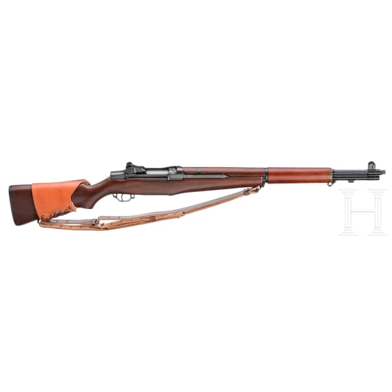 A Garand 30 M 1 semi-auto rifle