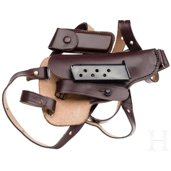 A Manurhin PPK, with German Army holster