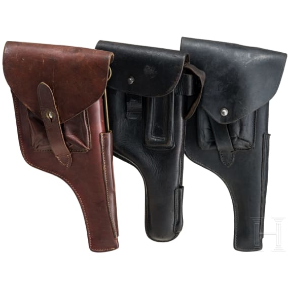 Three holsters for Mauser C96 Bolo