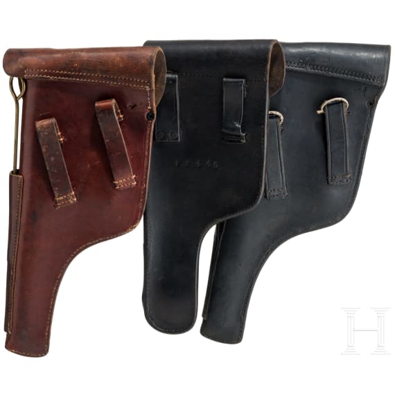Three holsters for Mauser C96 Bolo