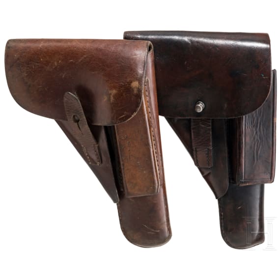 Two Wehrmacht holsters for FN HP M35