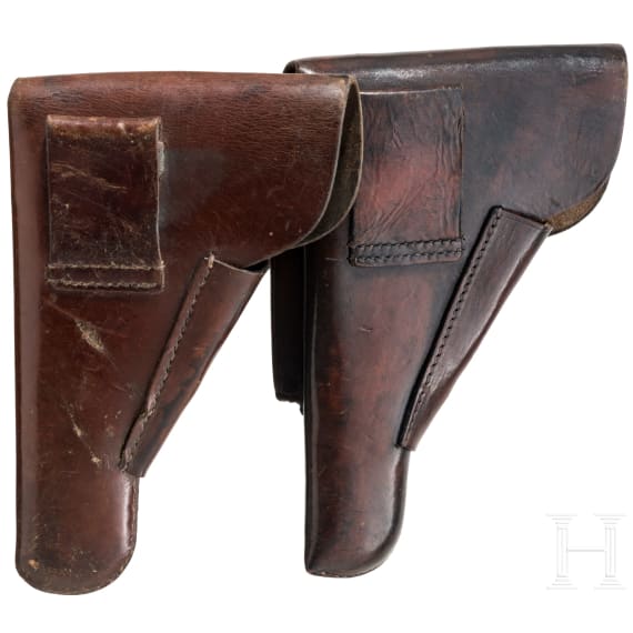 Two Wehrmacht holsters for FN HP M35