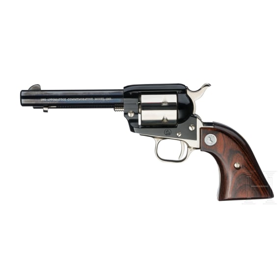 A pair of Colt revolvers - an SAA in .45LC and an SA Frontier Scout in .22lr., Commemorative, in case