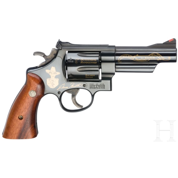 A Smith & Wesson Mod. 29 Elmer Keith, in case