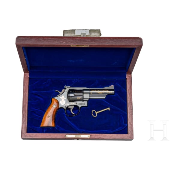 A Smith & Wesson Mod. 29 Elmer Keith, in case