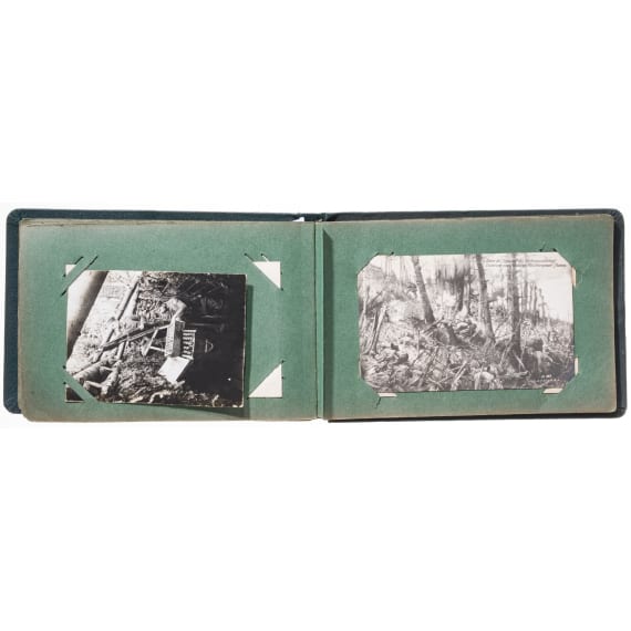 A photo album of Jaeger Strauch from the 8th Jaeger Battalion, circa 1914