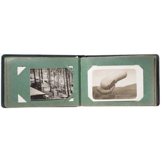 A photo album of Jaeger Strauch from the 8th Jaeger Battalion, circa 1914