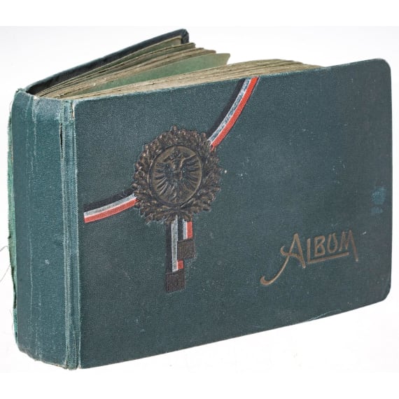 A photo album of Jaeger Strauch from the 8th Jaeger Battalion, circa 1914