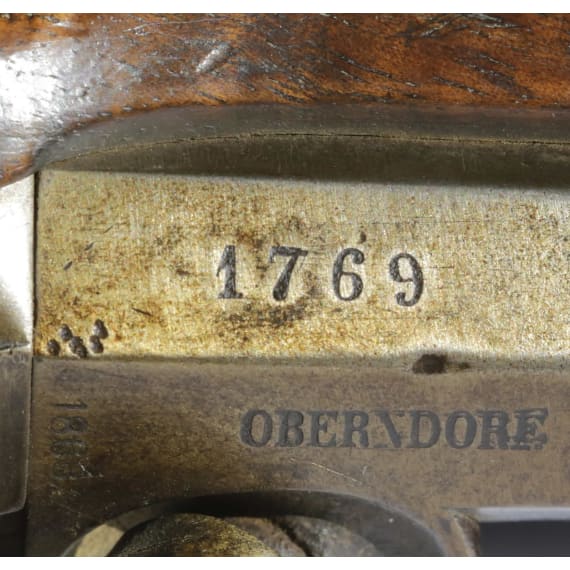 An M 1862/69 U-M percussion pistol, Oberndorf, 1769