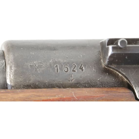 A Sniper rifle 98 k, code &bdquo;ce 42", with Russian &bdquo;PE" scope