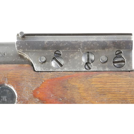 A Sniper rifle 98 k, code &bdquo;ce 42", with Russian &bdquo;PE" scope