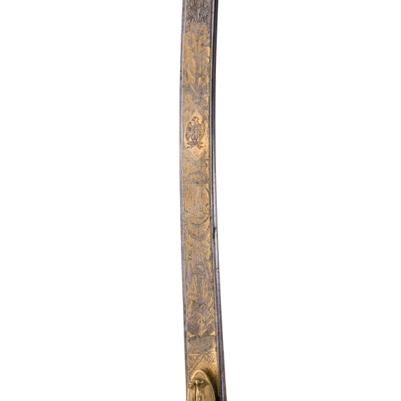 Damast-Geschenks&auml;bel f&uuml;r General Louis Joseph Maupoint, um 1806