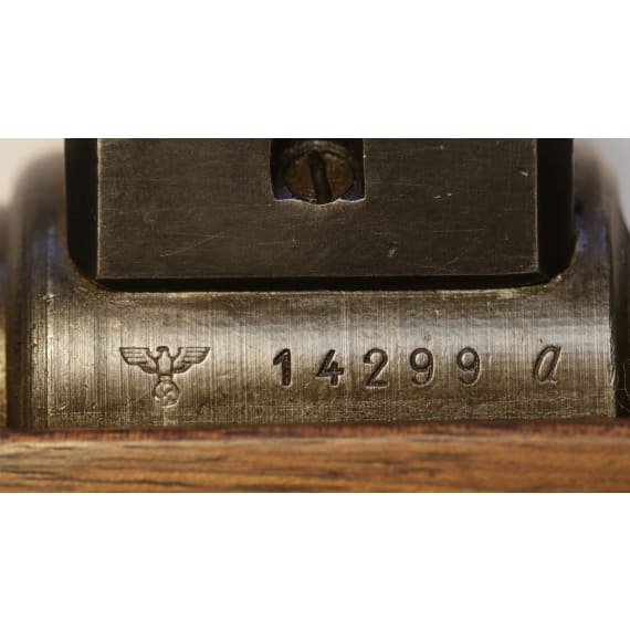 A Mauser sniper rifle 98 k, Mauser, with high base mount and Kahles scope