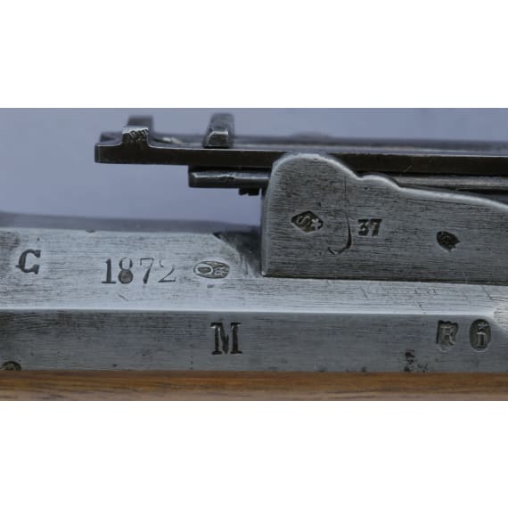 Chassepot-Infanteriegewehr M'le 1866, Chatellerault, mit Bajonett, 1872