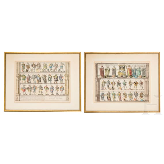 ORDINES SACRI ROMANI IMP. (TABVLA I & II), Antonie Wierix (Antwerpen um 1552 &ndash; um 1624), wohl 1603&ndash;1624