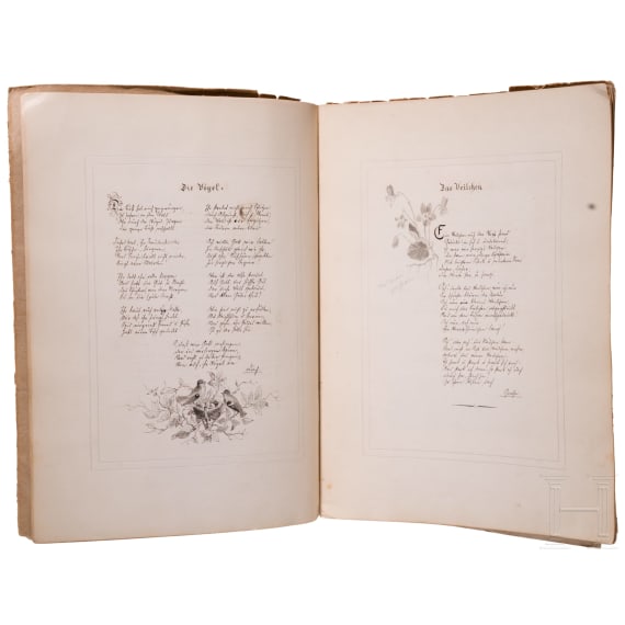 Robert Assmus, "Die vier Jahreszeiten: Album eines Malers", M&uuml;nchen, 2. H&auml;lfte 19. Jhdt.
