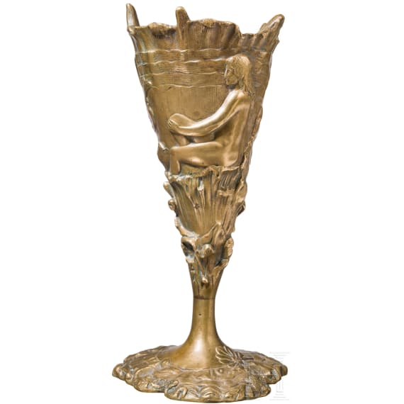 Jugendstil-Vase, Manufaktur Goldscheider
