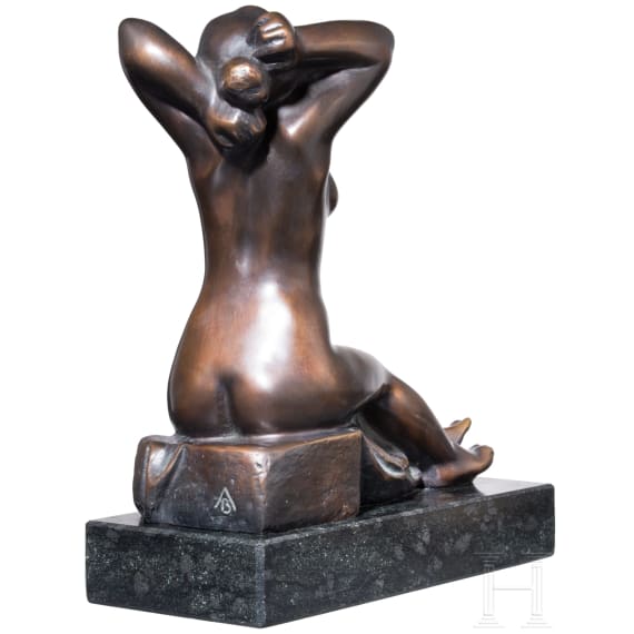 Arno Breker (Elberfeld 1900 - 1991 D&uuml;sseldorf) - Sitzendes M&auml;dchen