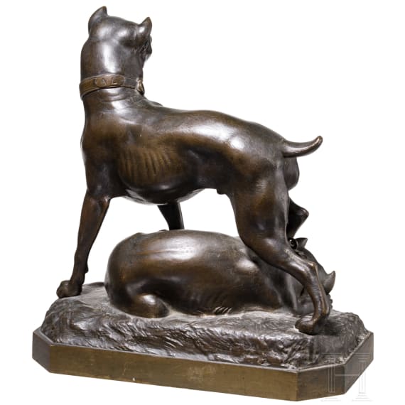 Auguste Louis Lalouette (1826 - 1883) - Bronzeskulptur "Marriage forc&eacute;", um 1860/70
