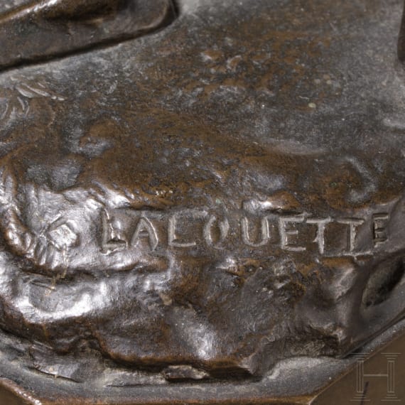Auguste Louis Lalouette (1826 - 1883) - Bronzeskulptur "Marriage forc&eacute;", um 1860/70