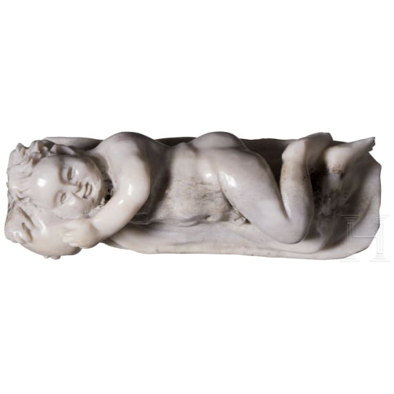 Zwei Memento-Mori Beinschnitzereien im Stil des Fr&uuml;hbarock, deutsch, 19./20. Jh.