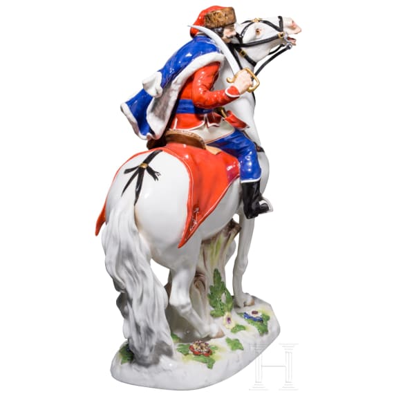 "Husar zu Pferde", um 1750 (Modell), Meissen, um 1840-60 (Ausf&uuml;hrung)
