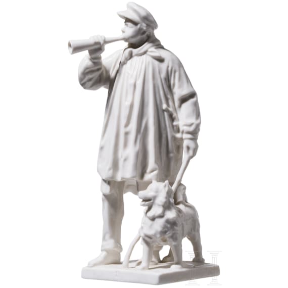 Porzellanfigur nach dem Kuhhirtendenkmal in Bochum, Nymphenburg, 20. Jhdt.
