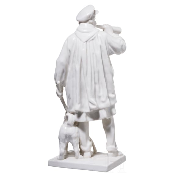 Porzellanfigur nach dem Kuhhirtendenkmal in Bochum, Nymphenburg, 20. Jhdt.
