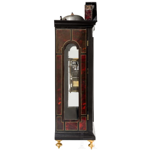 Pendule Religieuse mit Rundbogenaufsatz und Boulle-Intarsien, Pierre De Baufre, Paris, sp&auml;tes 17. Jhdt.