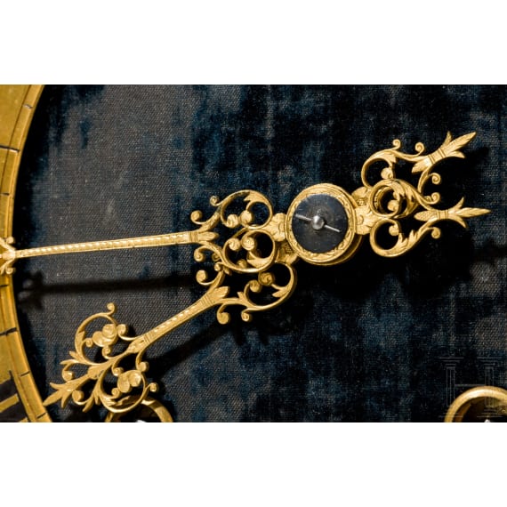 Pendule Religieuse mit Rundbogenaufsatz und Boulle-Intarsien, Pierre De Baufre, Paris, sp&auml;tes 17. Jhdt.