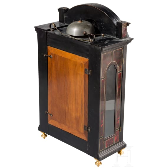 Pendule Religieuse mit Rundbogenaufsatz und Boulle-Intarsien, Pierre De Baufre, Paris, sp&auml;tes 17. Jhdt.