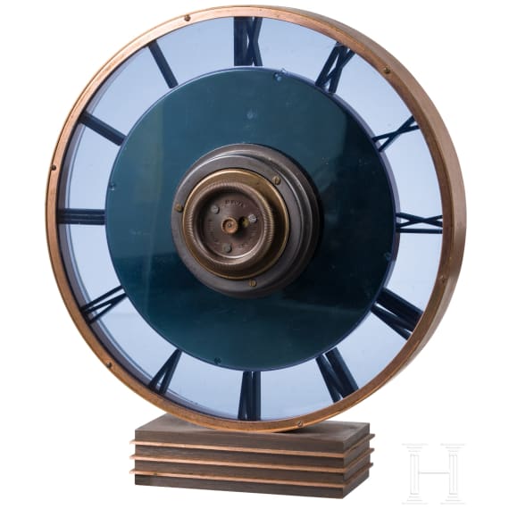 Art-D&eacute;co Tischuhr, Designer Heinrich M&ouml;ller, Uhrenfirma Kienzle, um 1930