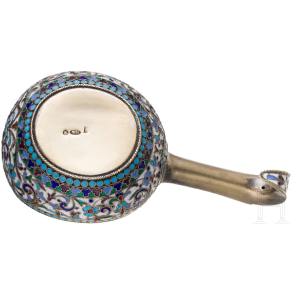 Cloisonn&eacute;-Email-Kowsch, Russland, Moskau, Semen Kazakow, 1908-1917