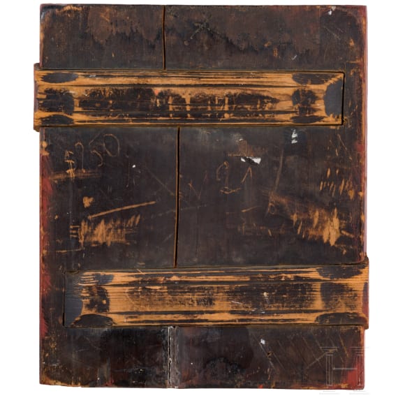 An icon showing the Deisis, Russia, 19th century