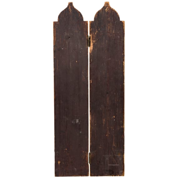 Two wings from a Russian traveling iconostasis, 18th century