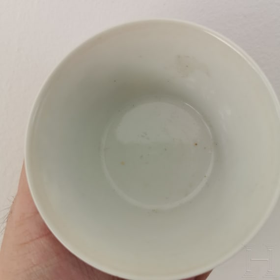 Koppchen mit Grisaillemalerei, China, wohl 18. Jhdt.