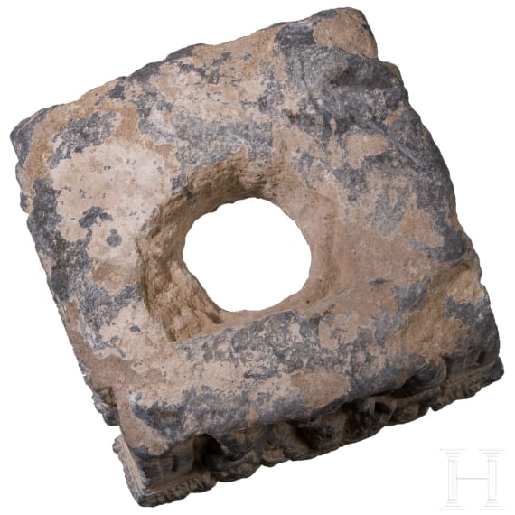 Architekturelement (Kapitell), Pakistan, Gro&szlig;raum Gandhara, wohl 3. - 5. Jhdt.