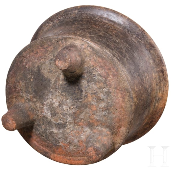 Pr&auml;kolumbisches R&auml;uchergef&auml;&szlig; mit Vogel, Maya-Kultur, Pr&auml;klassik, ca. 200 - 300 n. Chr.
