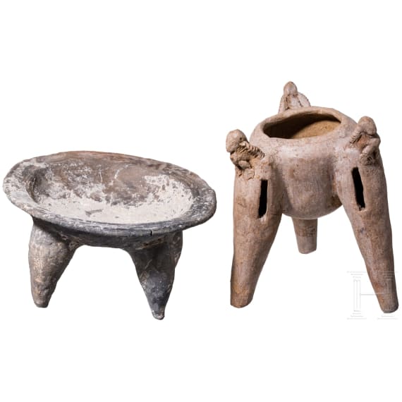 Zwei pr&auml;kolumbische Schalen, Costa Rica/Guatemala, wohl 500 - 1300 n. Chr.