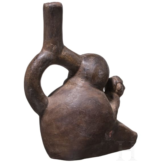 Figurengef&auml;&szlig;, Peru, wohl Chimu-Kultur, 11. - 15. Jhdt.