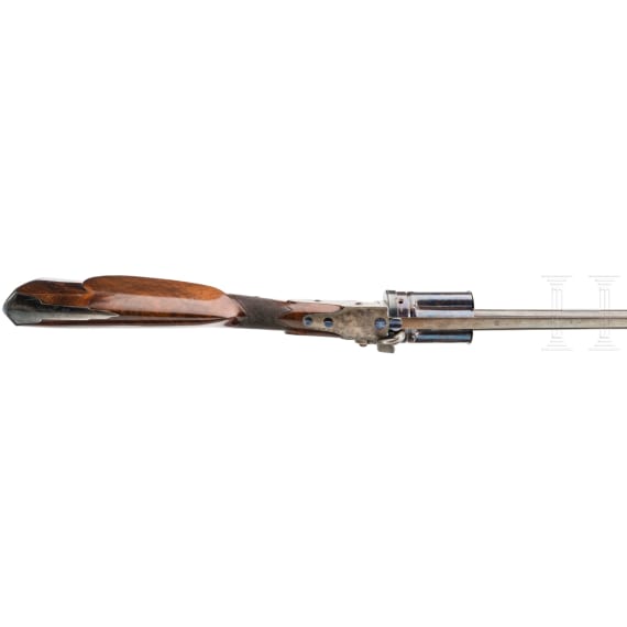 A percussion revolver-shotgun by Fischer in Schaffhausen
